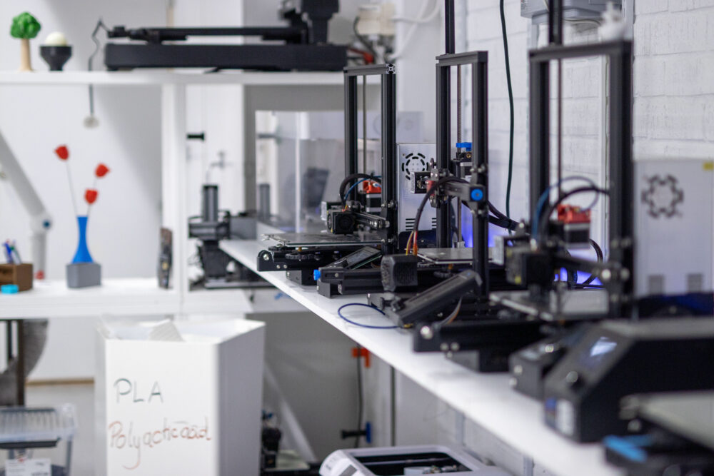 3d printerns på en hylla